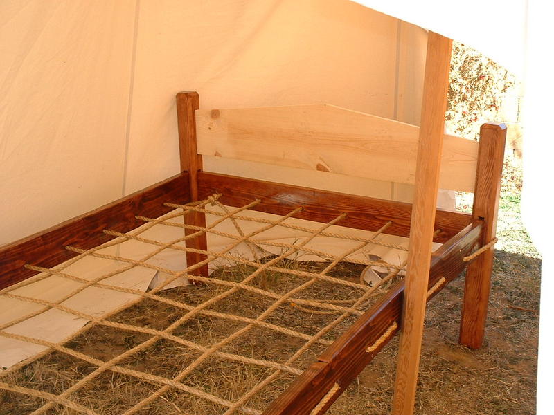 Rope Bed just fits