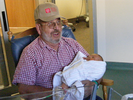 Told Grandpa a funny joke