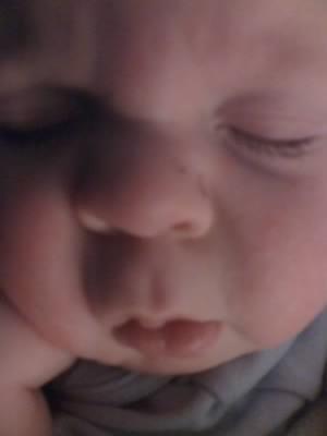 Asleep on Mommy