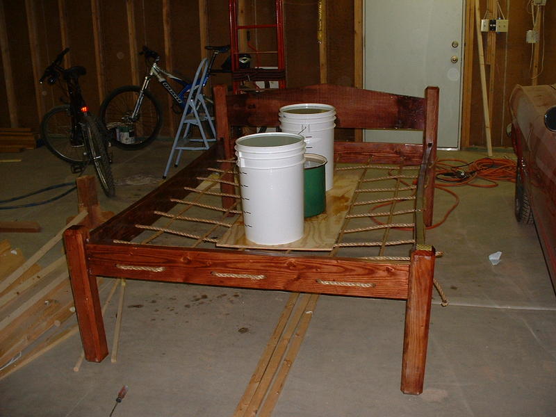 Very little sag with 150+ pounds of water on it