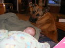 Hey, the baby's asleep