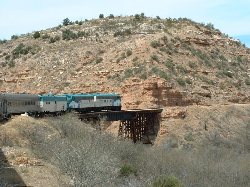 Approaching the bridge