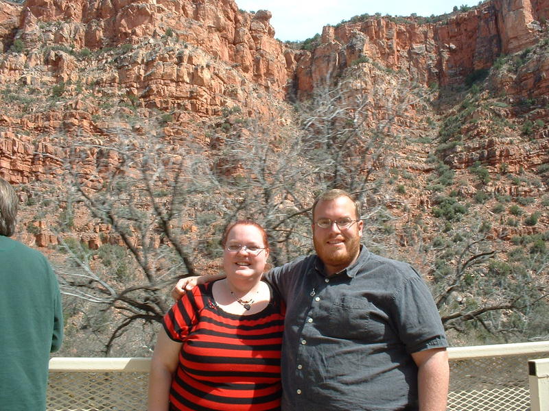 Nick & Jenn on the train