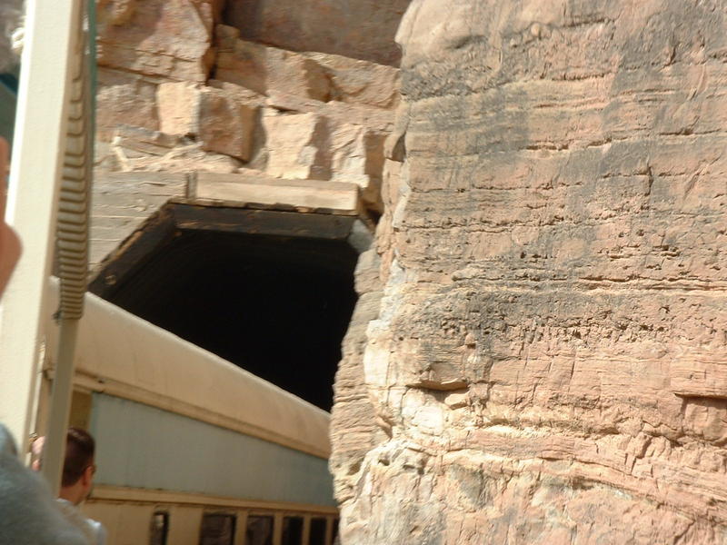 Entering the tunnel again