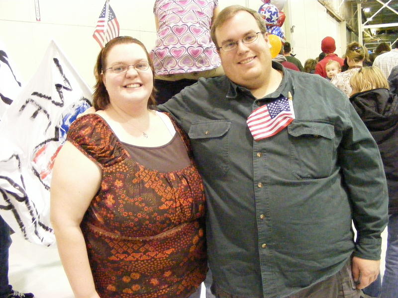 Nick & Jenn waiting for Mark