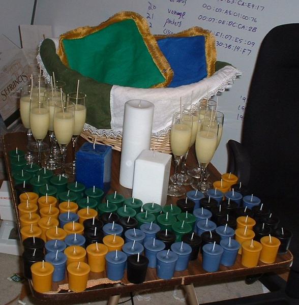 Collection of stuff I made for a gift basket