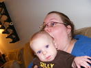 Mommy eats baby head