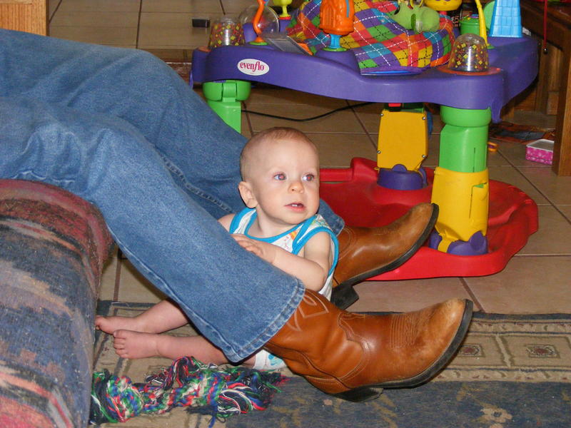 Ooo...Grandpa has boots