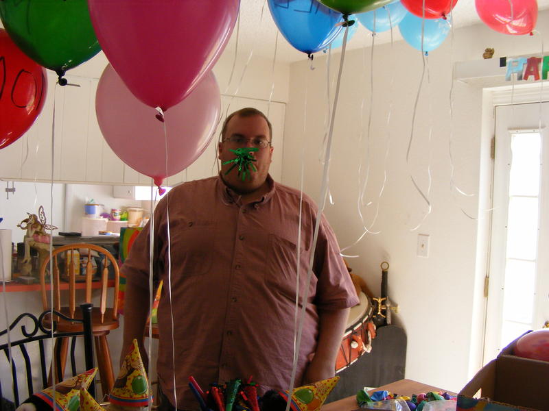Tooting his own horn... haha