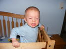 Birthday boy just woke up