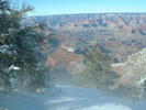 The wind was kicking up a lot of snow.