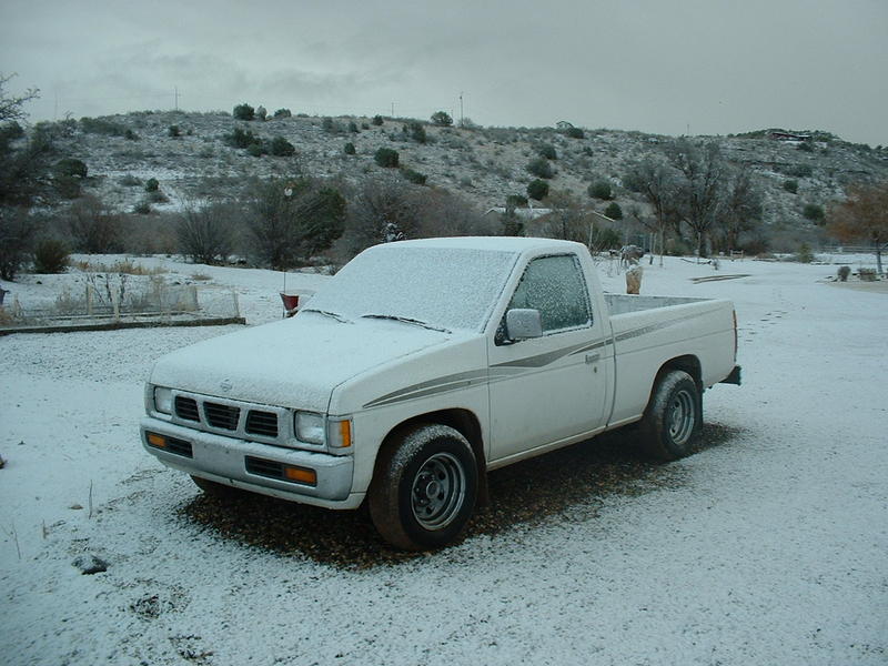 Sunday it snowed at Luna Vista B&B