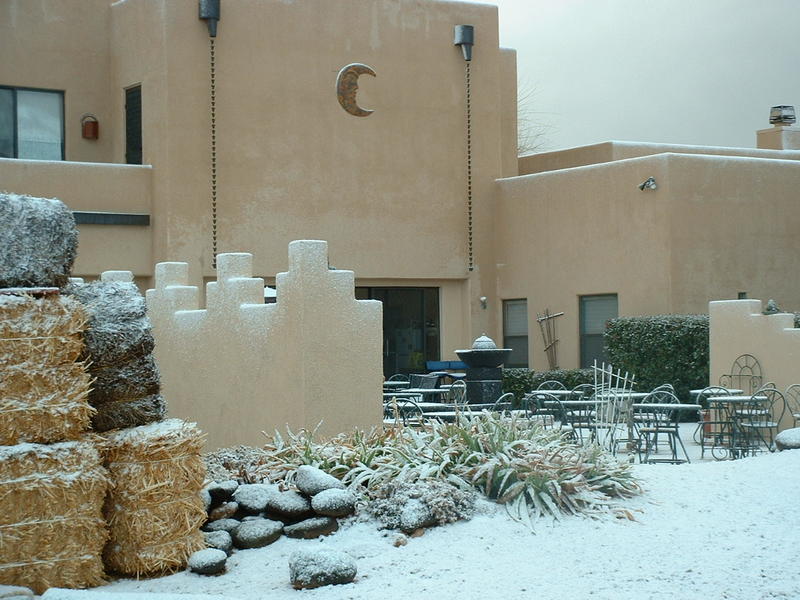 Just a light dusting on everything.